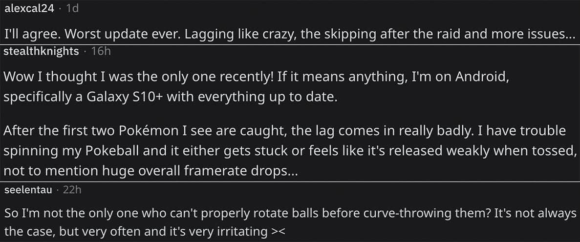 pokemon go reddit comments