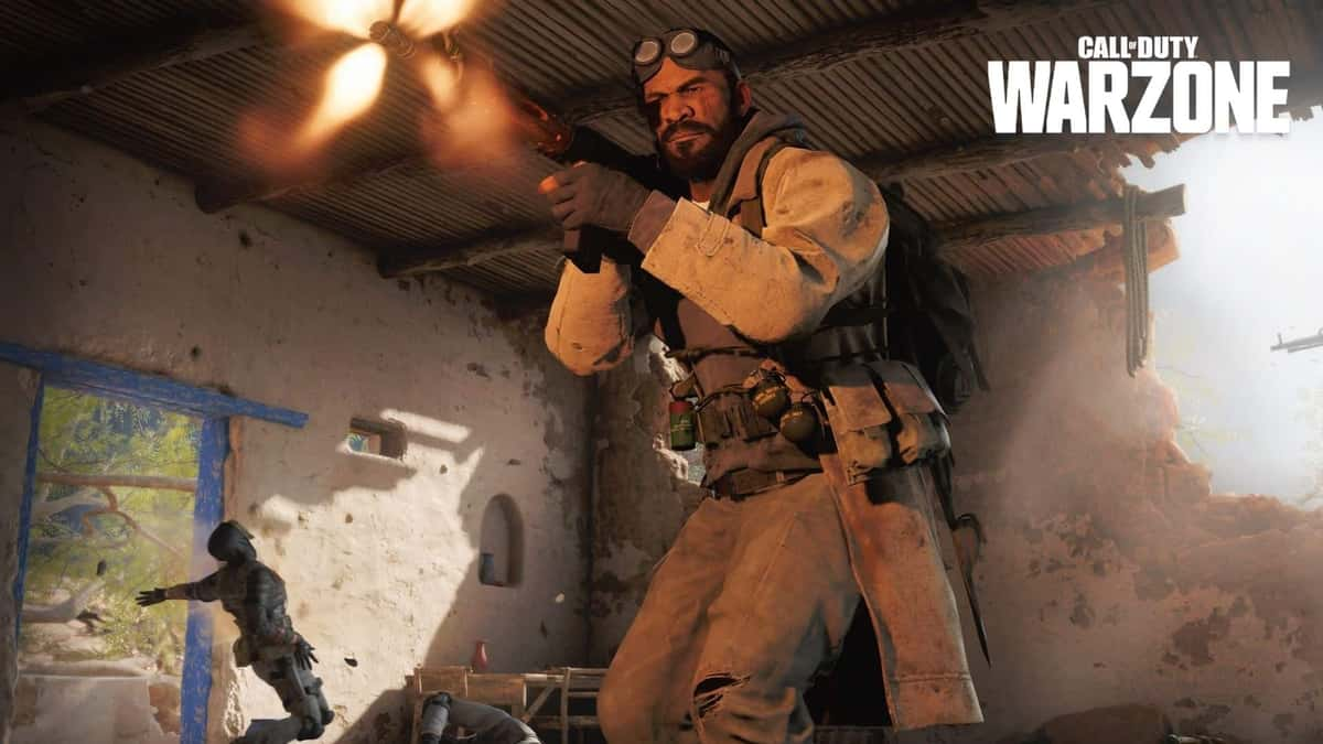 Warzone character shooting in Black Ops Cold War