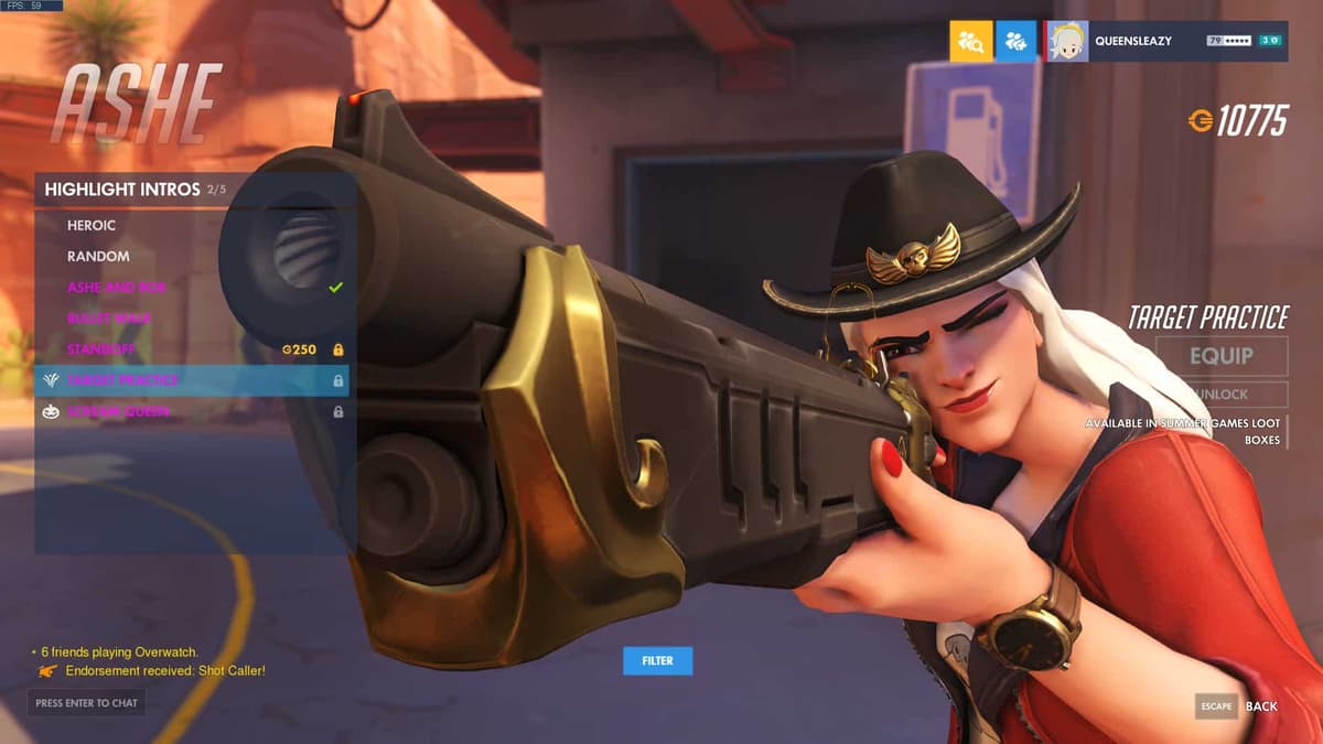 Overwatch Ashe skin glitch