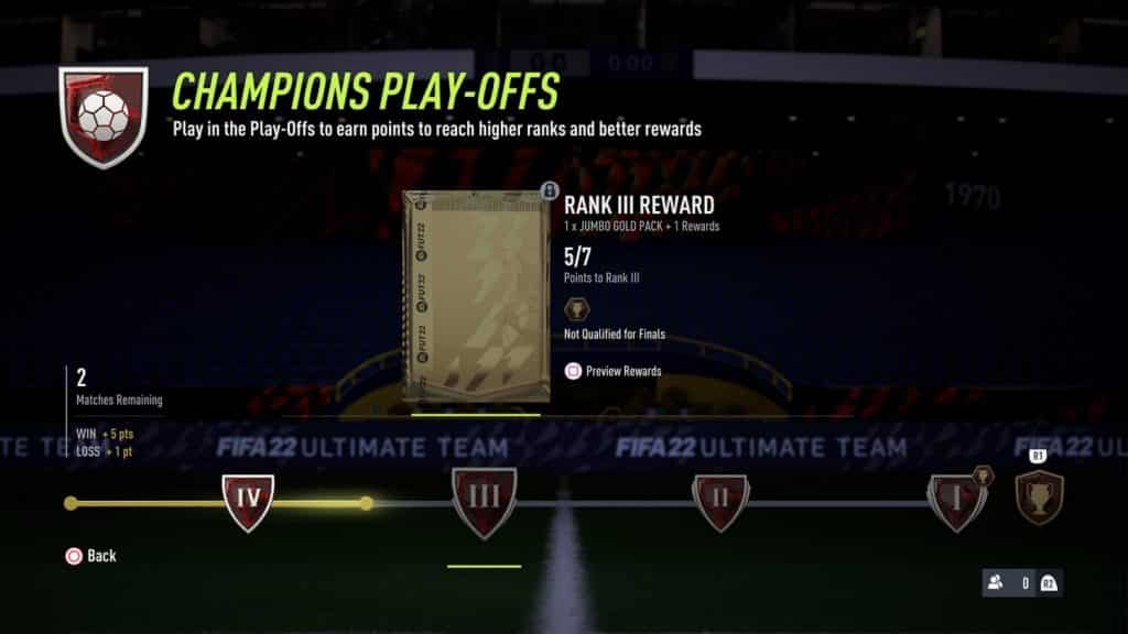 FIFA 22 FUT Champs Play-Offs