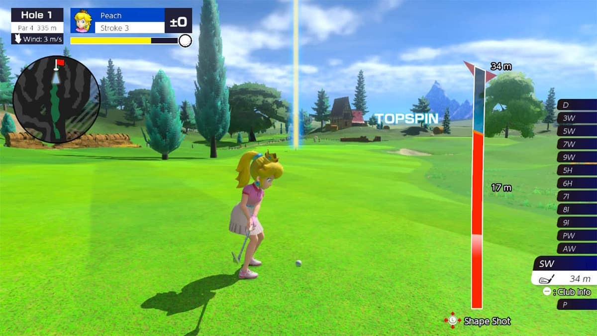 Mario Golf Super Rush Topspin