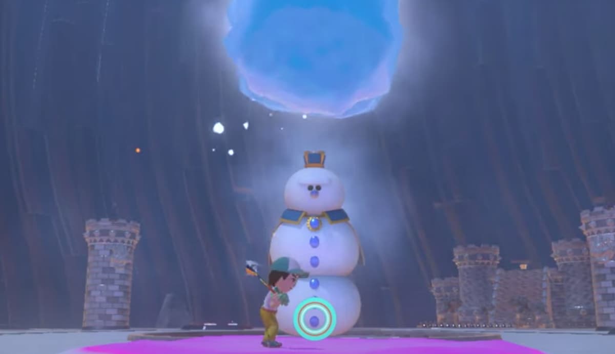 Mario Golf Super Rush snow king boss