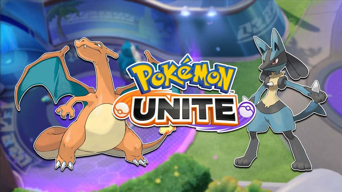 Charizard and Lucario Pokemon UNITE