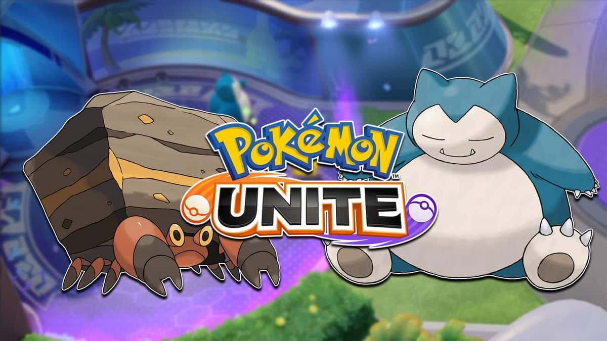 Pokemon Unite Crustle and Snorlax