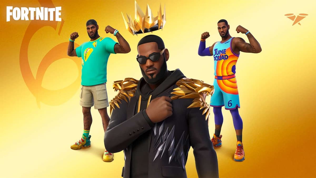 Fortnite LeBron skin