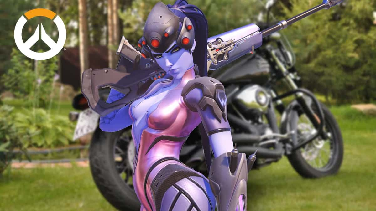 overwatch widowmaker biker skin concept