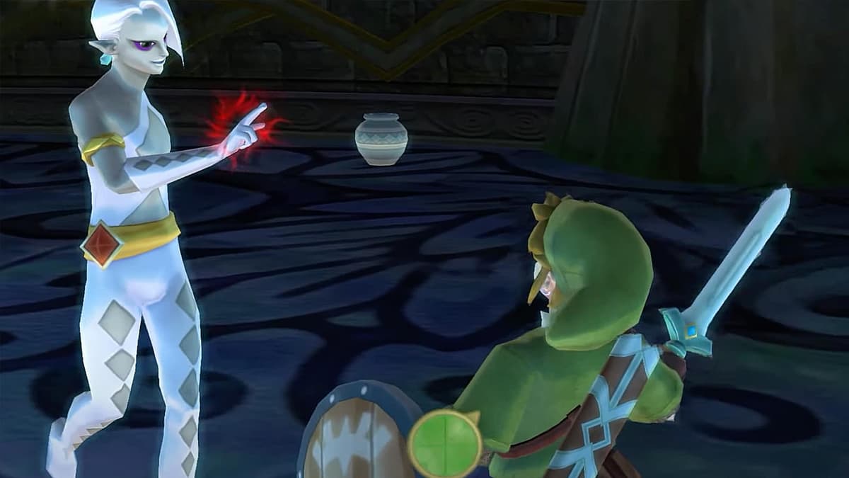 How to beat Ghirahim at Skyview Temple in zelda Skyward Sword hd