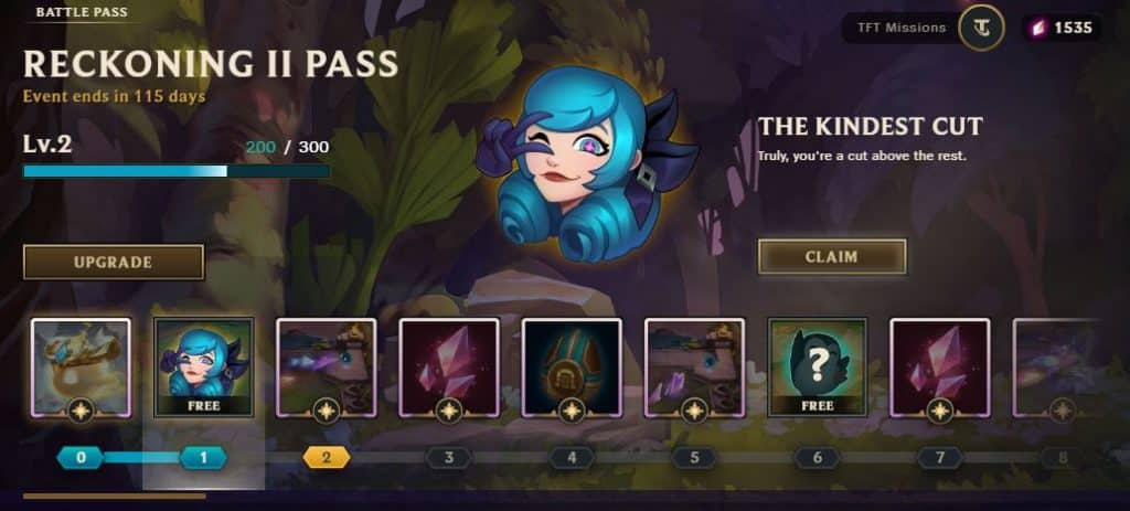 TFT Reckoning II pass details