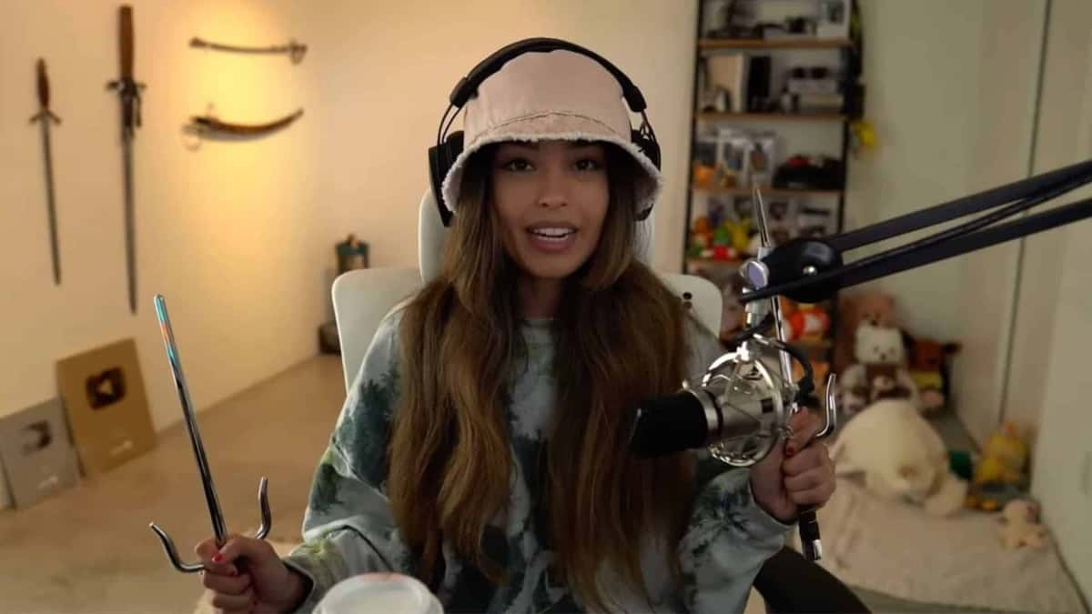 Valkyrae talking on stream