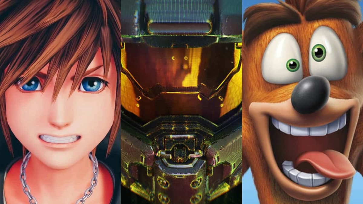 Sora, Master Chief and Crrash Bandicoot in smash ultimate