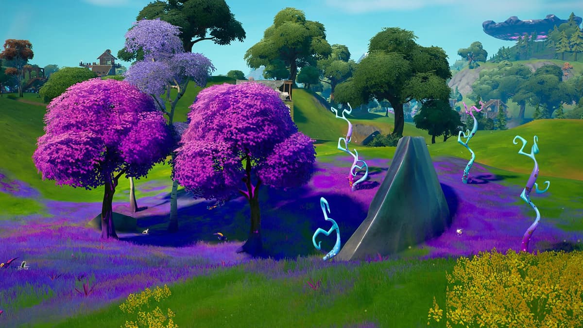 Fortnite destroy Alien Trees