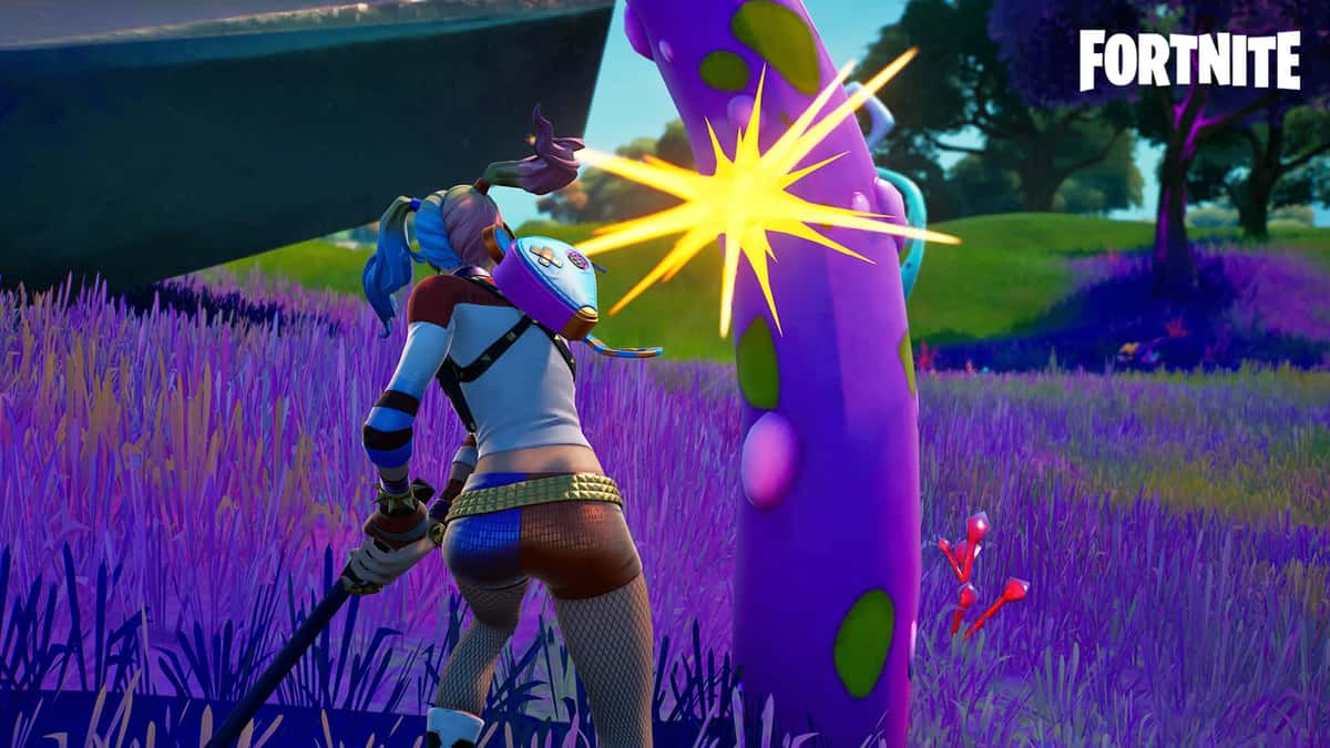 Fortnite Destroy Alien Trees quest