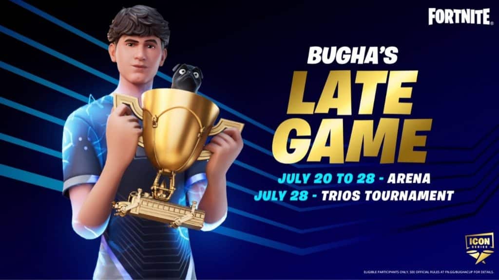 Bugha reveals Fortnite ICON Series skin: Price, release date & more