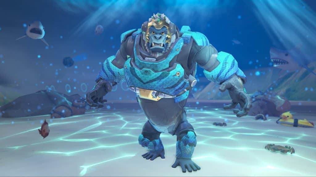 Overwatch Summer Games Ocean King Winston