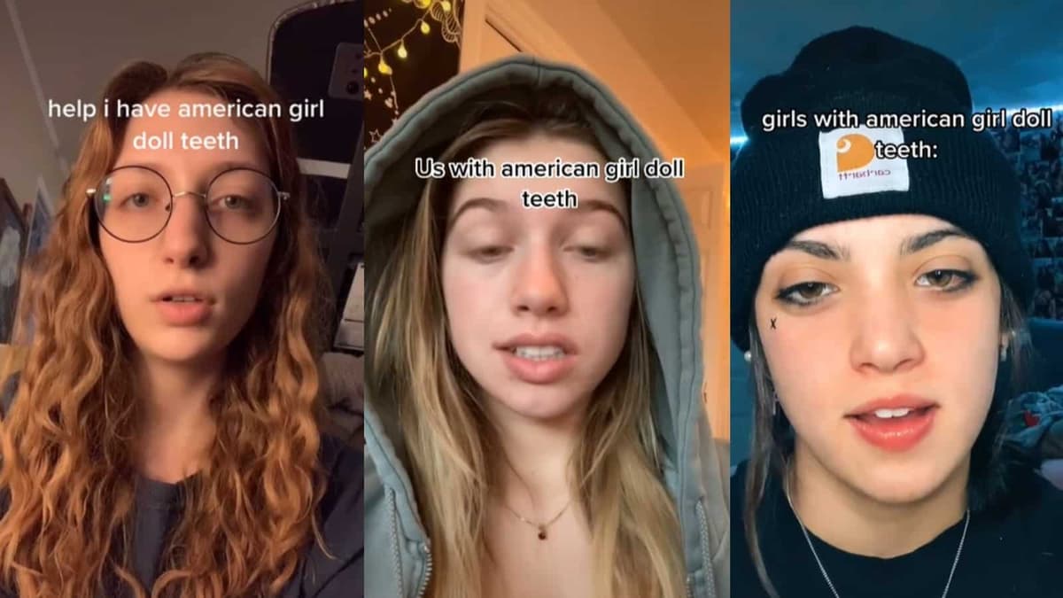 TikTok American Girl Doll Teeth