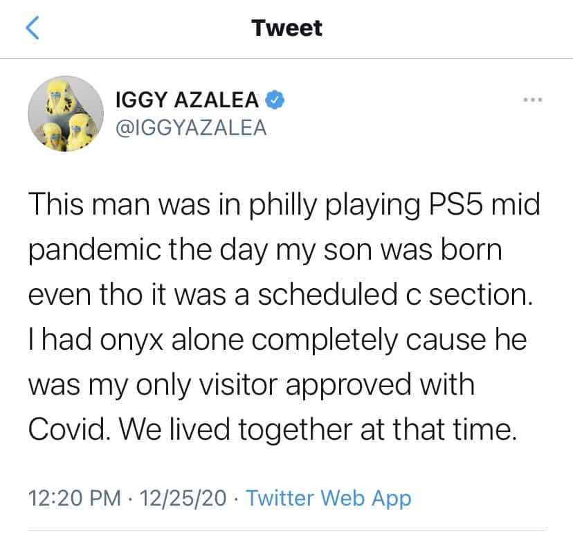 Iggy Azalea Tweet Playboi Carti