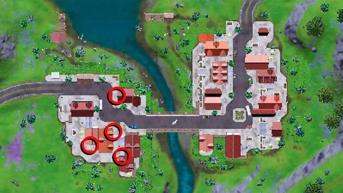 Fortnite Rift Tour poster locations map