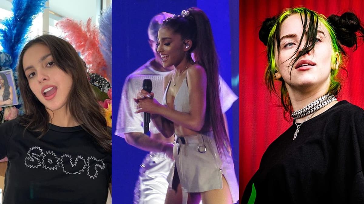 Olivia Rodrigo Ariana Grande Billie Eilish