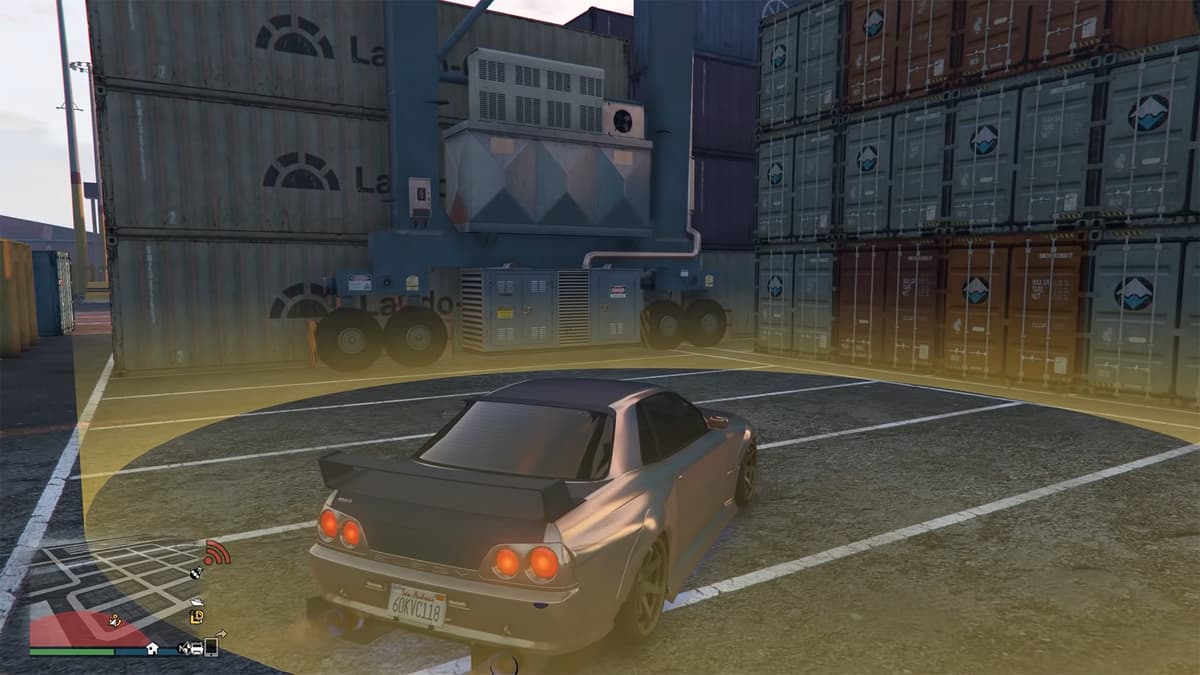 An image of an export being delivered in GTA Online.