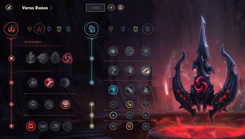 Varus runes league of legends guide