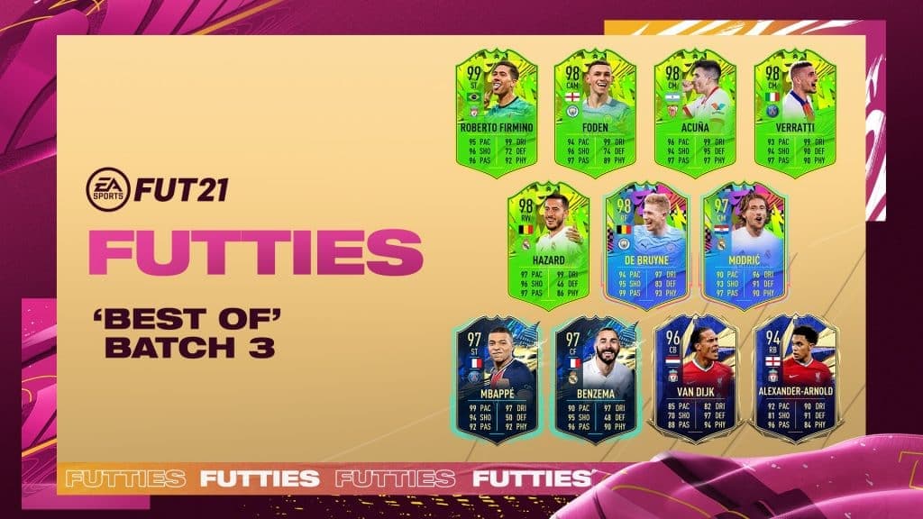 FIFA 21 Futties Batch 3