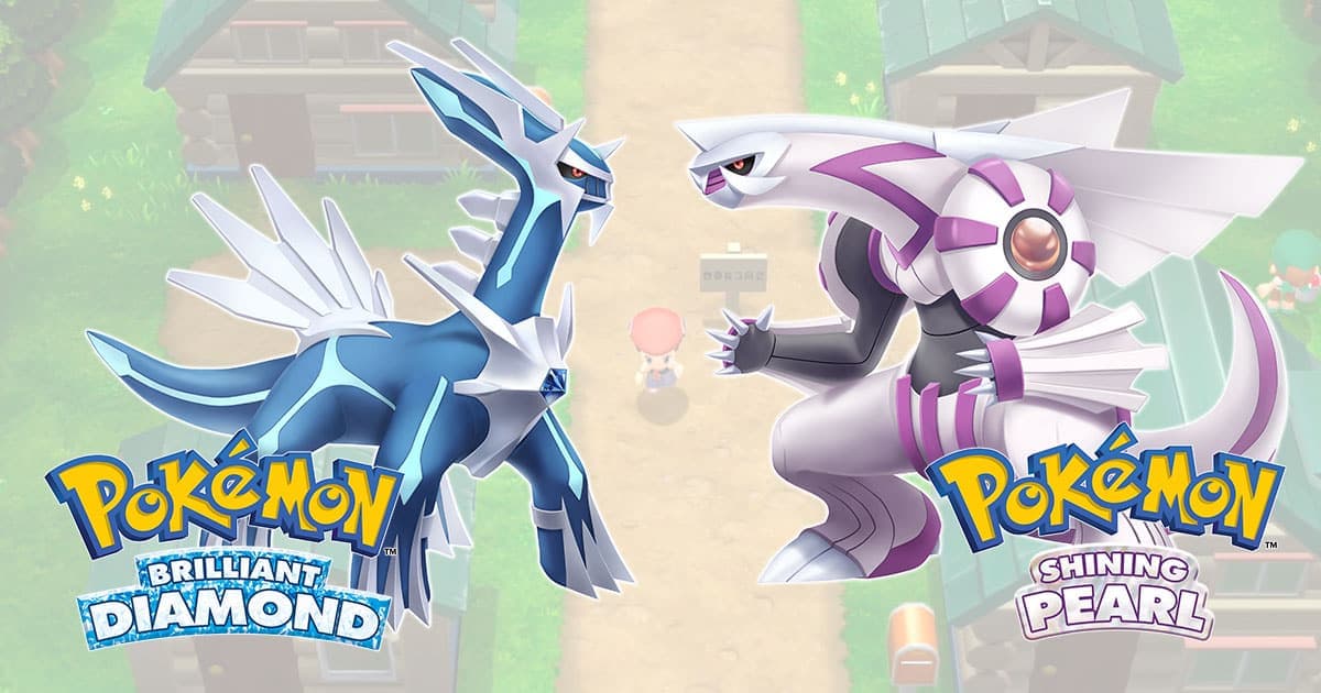 Pokemon Brilliant Diamond & Shining Pearl Dialga Palkia