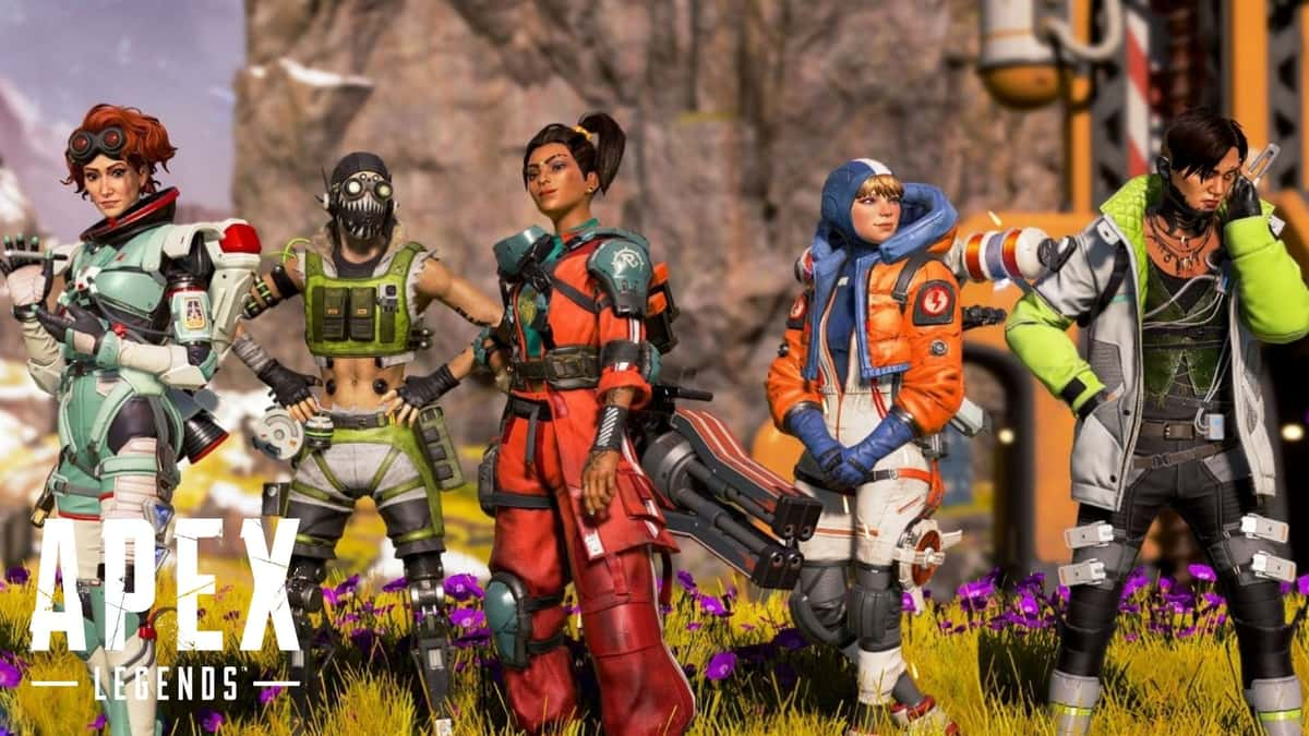 Apex Legends team stood together