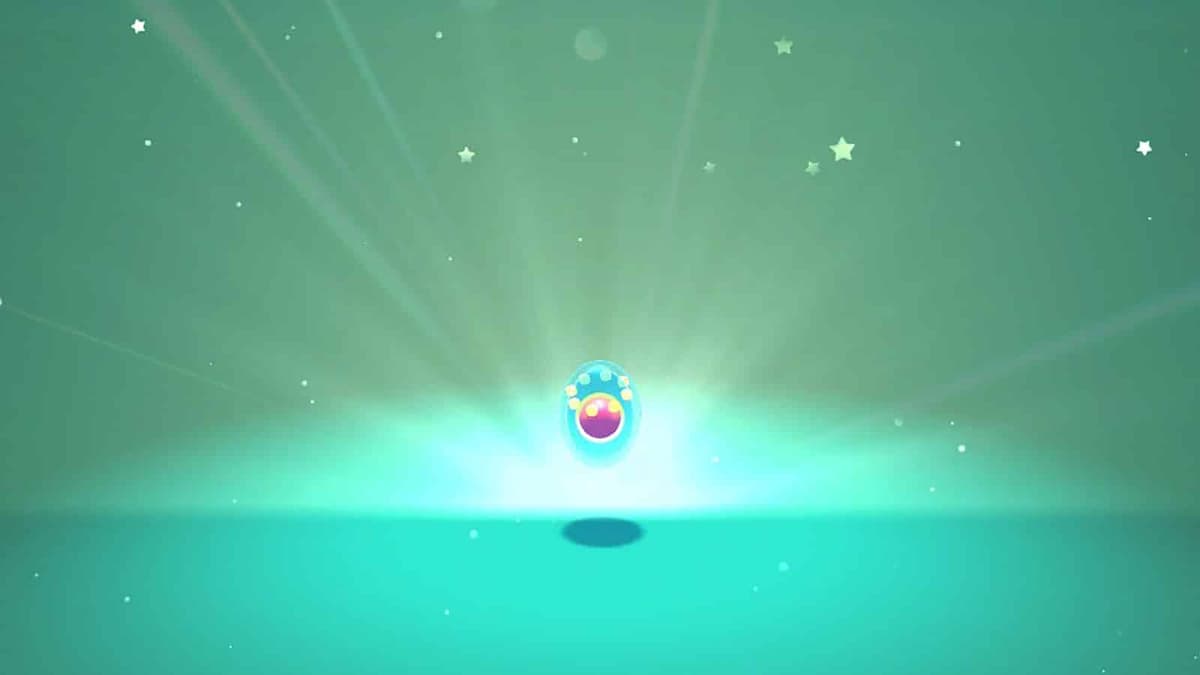 An image of the Manaphy egg Mystery Gift in Pokemon Brilliant Diamond & Shining Pearl