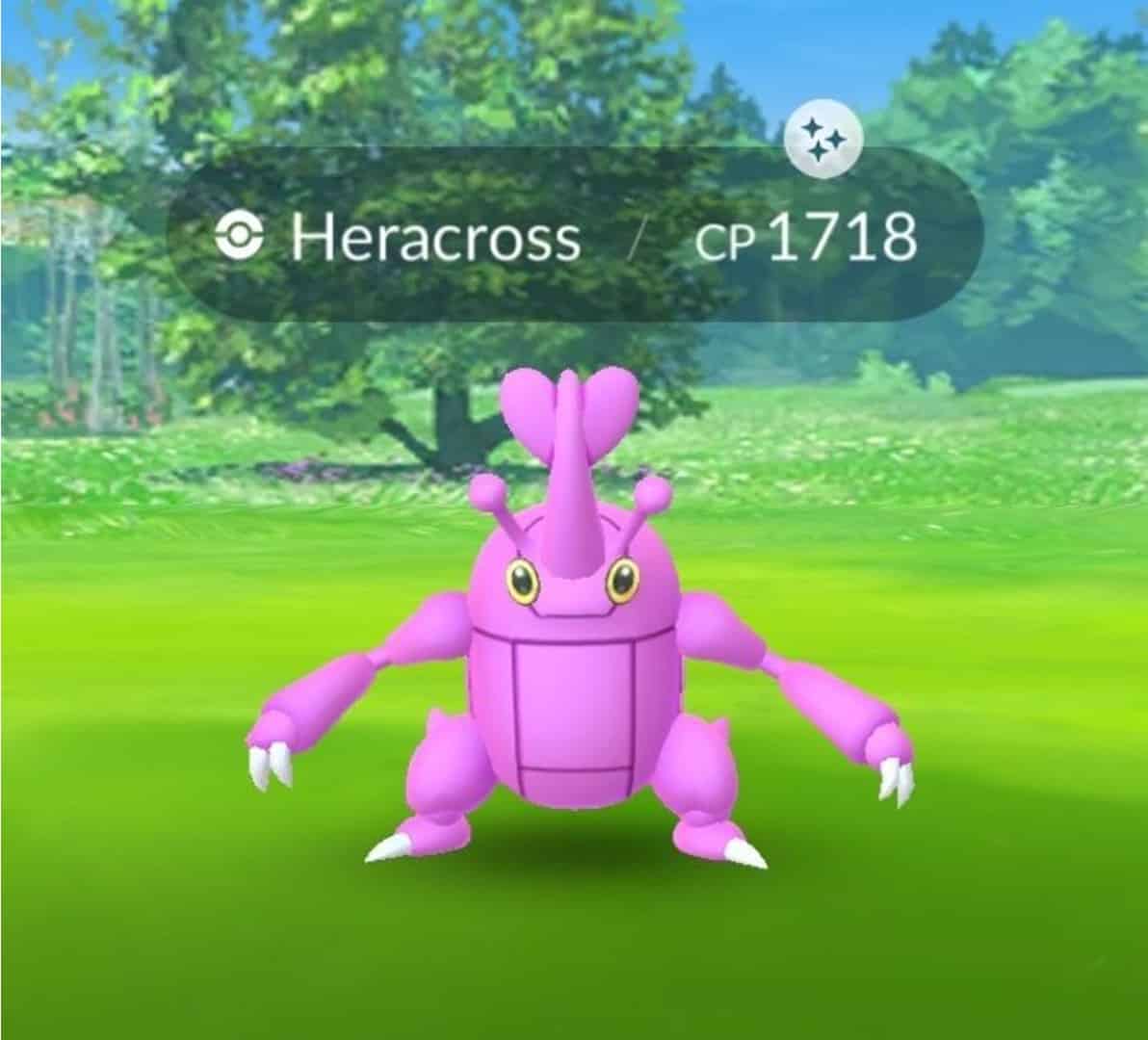 shiny heracross pokemon go