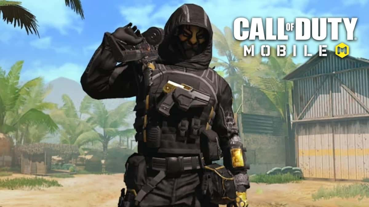 CoD mobile skin in firing range