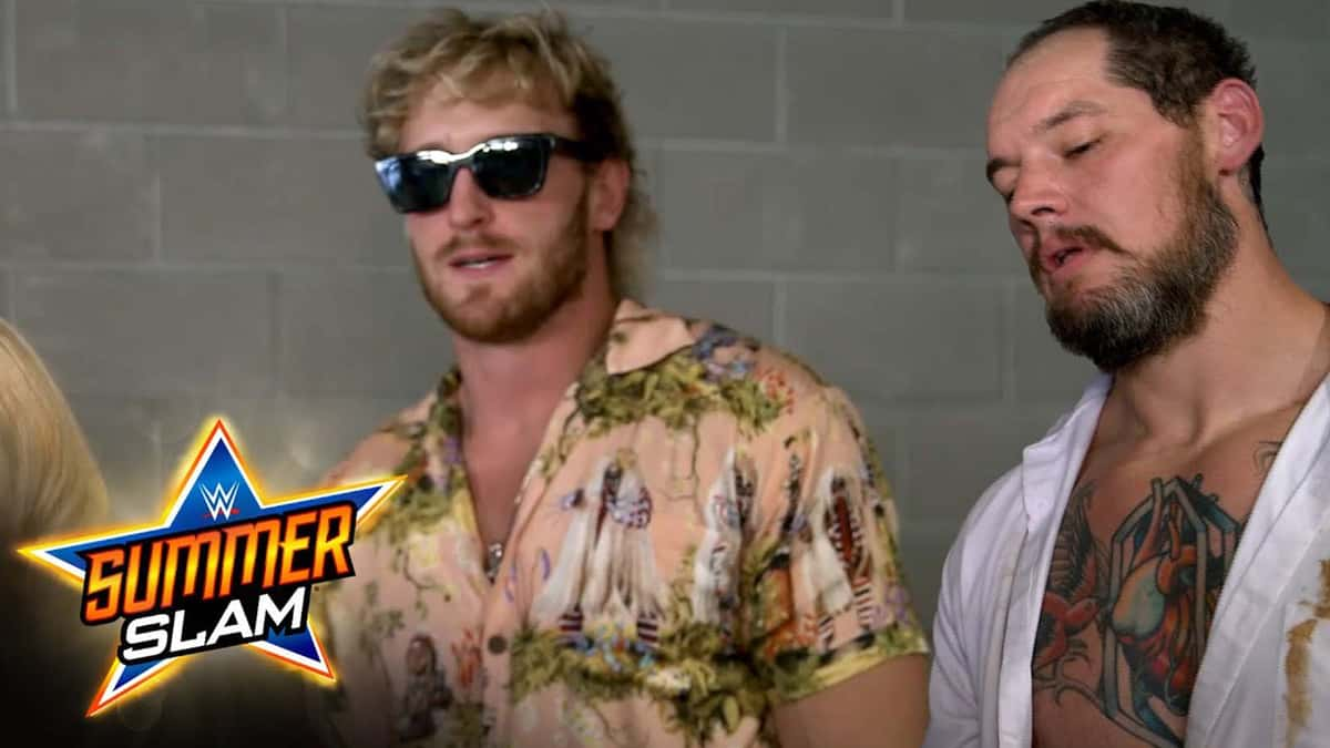 Logan Paul makes surprise WWE Summer Slam appearance roasting Baron Corbin