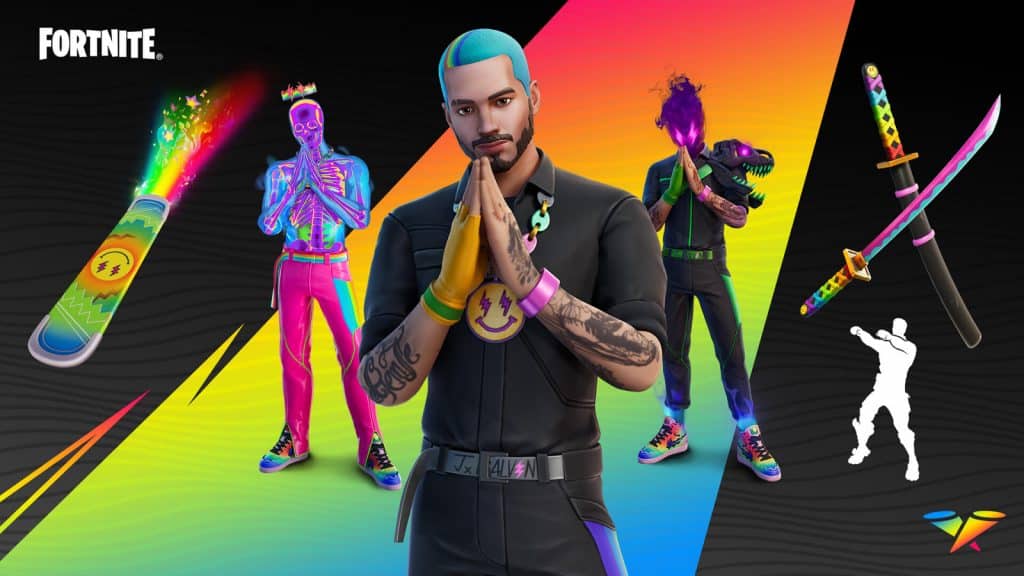 J Balvin Fortnite bundle