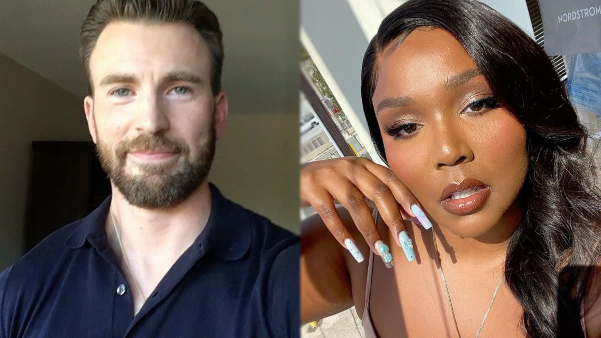 Lizzo and Chris Evans