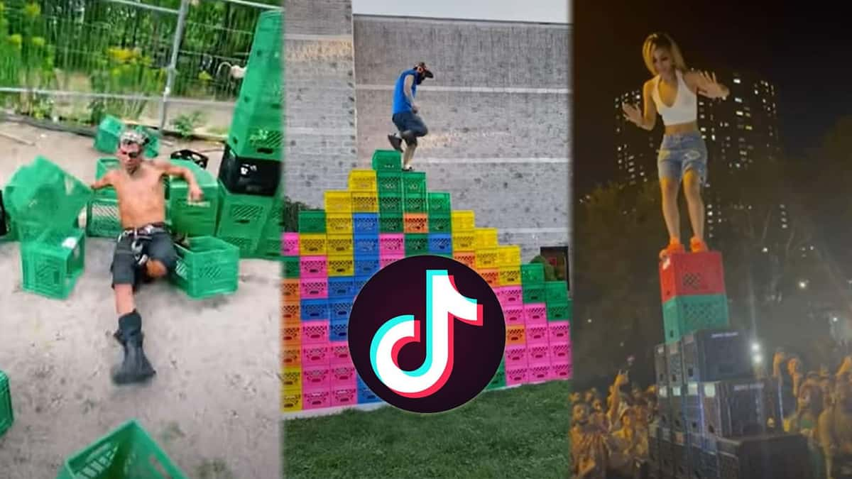 TikTok removing milk crate challenge videos