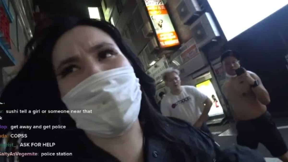 Sushipotato chased through tokyo by drunk man