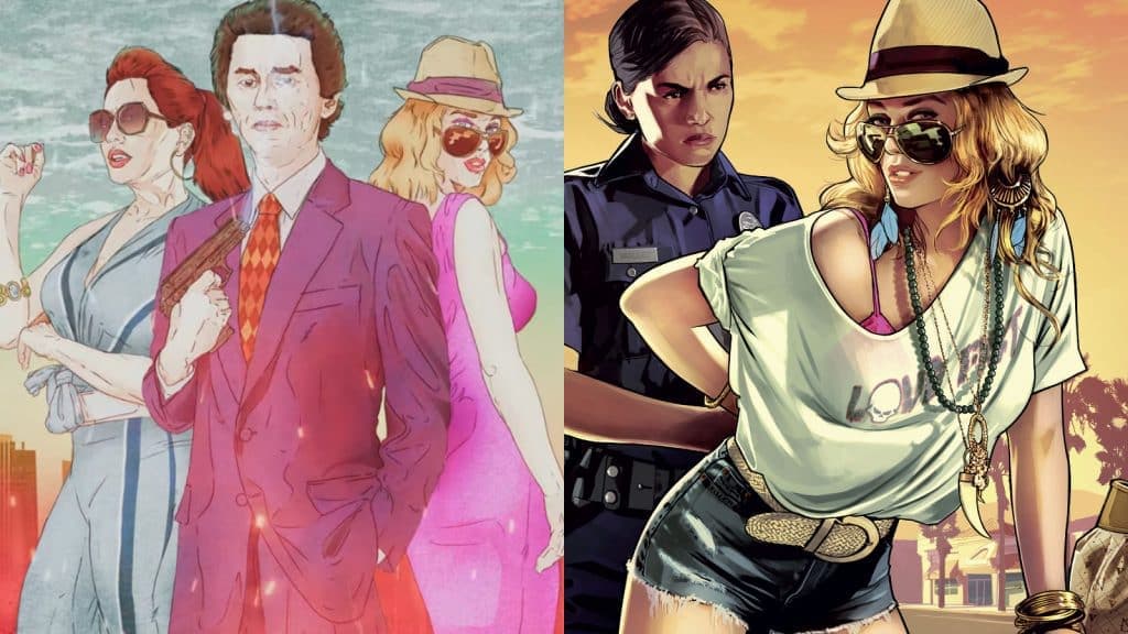 Netflix TV show with GTA 5 art characters