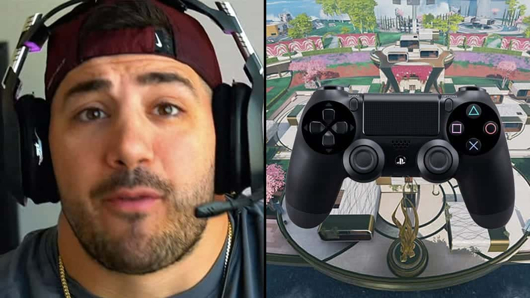 Nickmercs and playstation controller