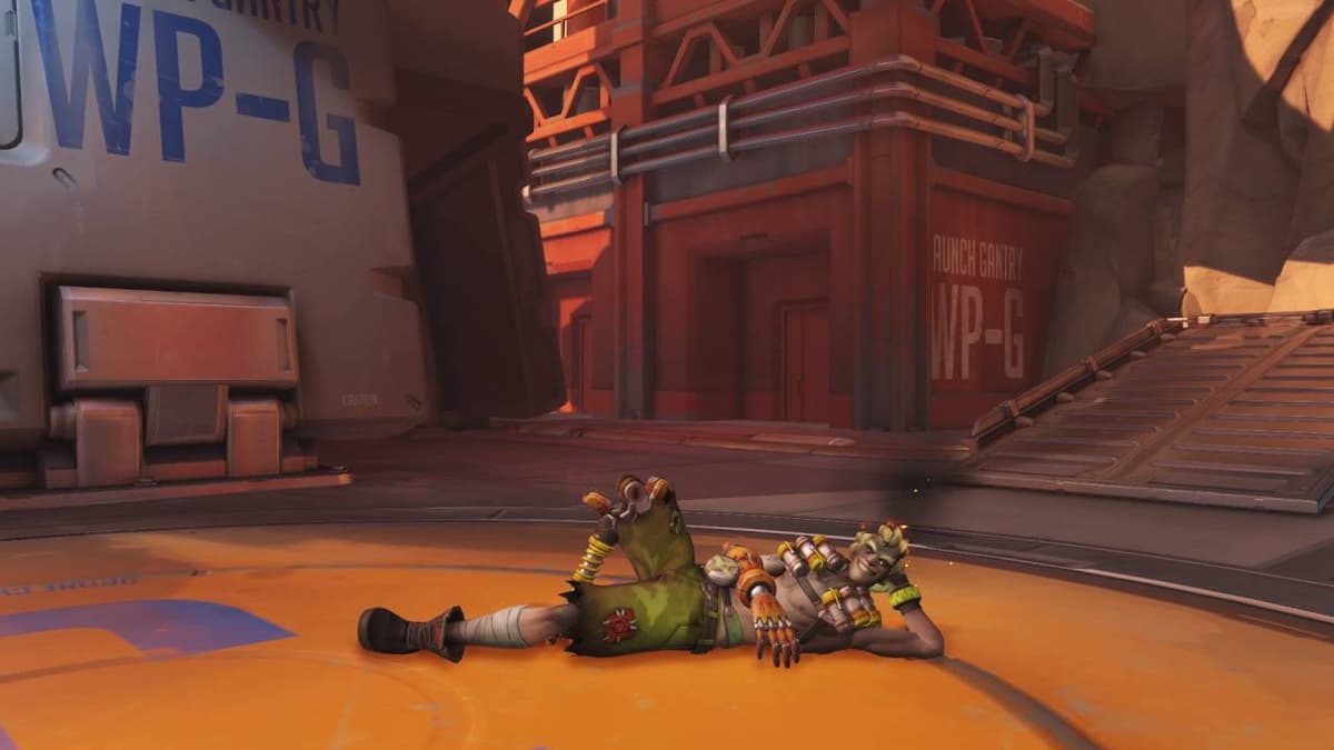 Junkrat Lounging Emote