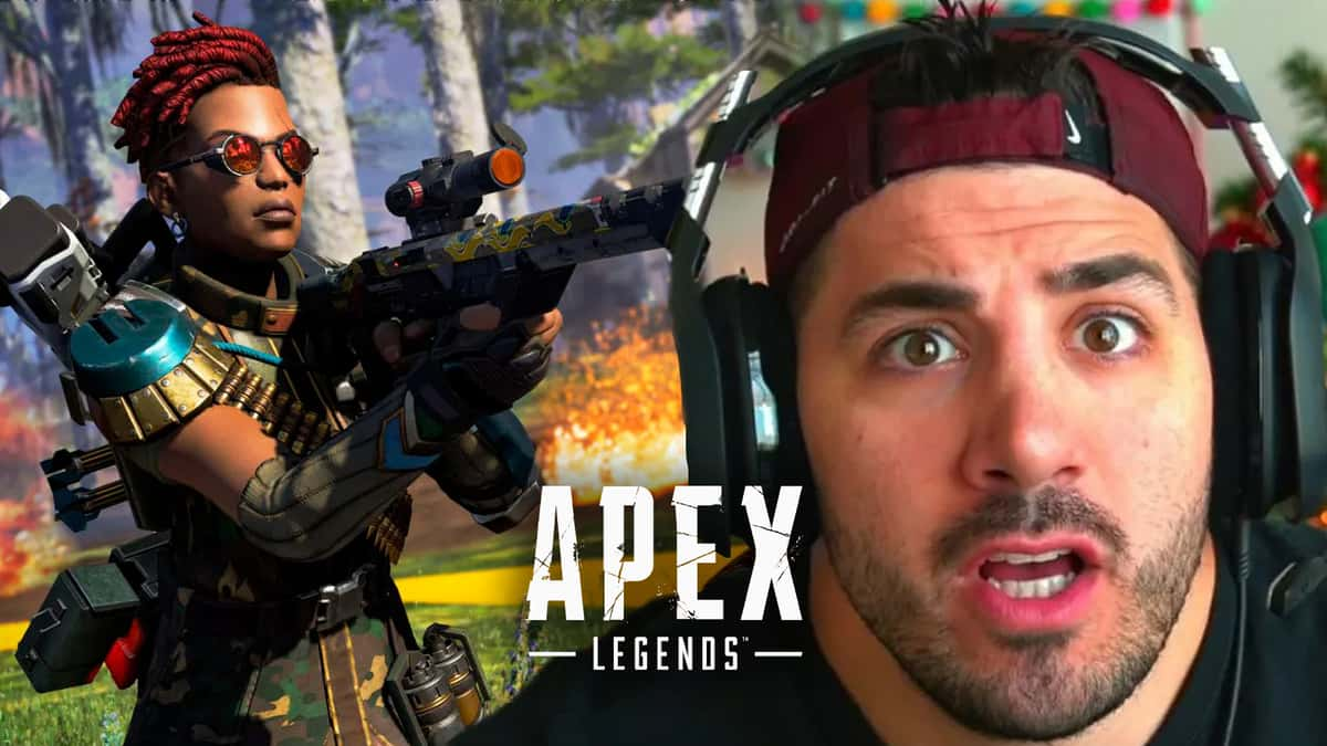 NICKMERCS Apex Legends cheater hacker on own team