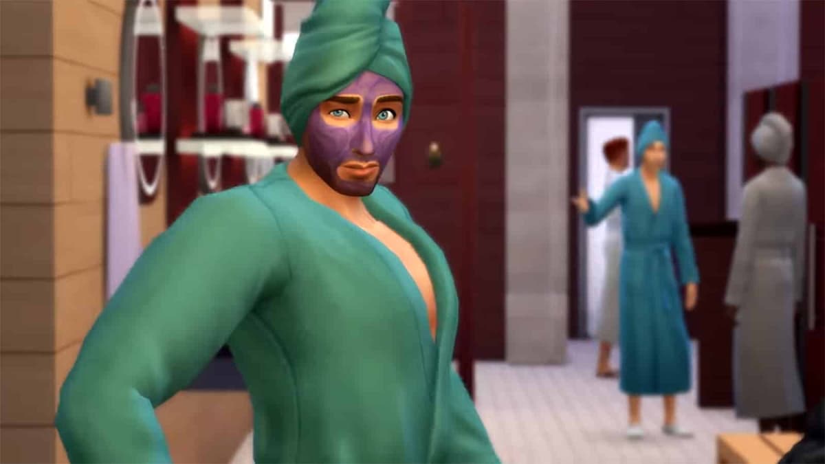 Sims 4 Spa Day facial