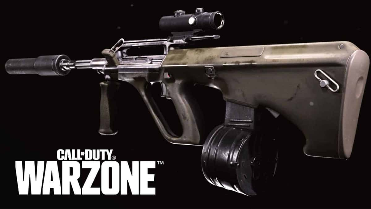 cod warzone aug rifle