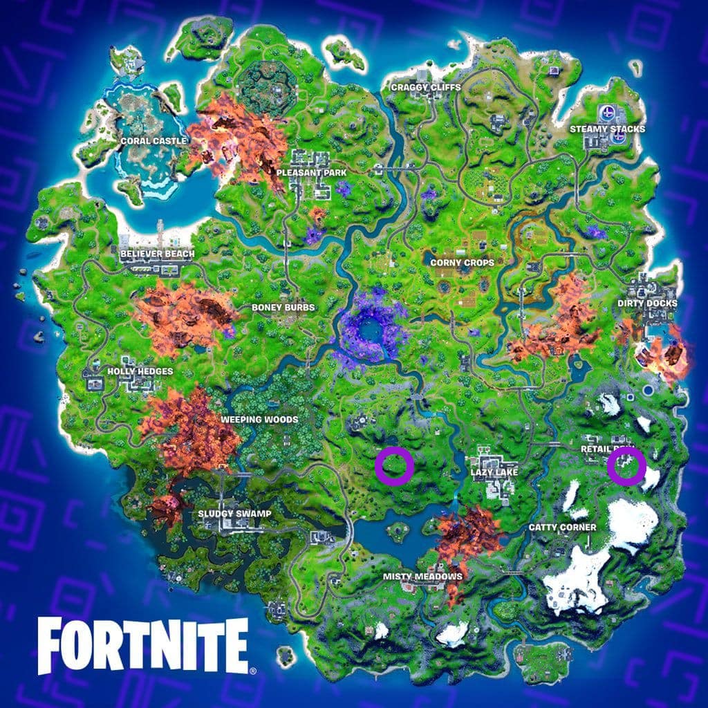 Fortnite Season 8 Cosmic Chest locations