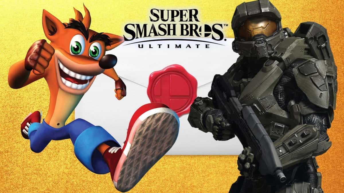 Smash DLC 11 with master chief and crash