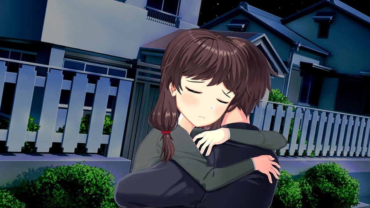 doki doki literature club memorial mod two characters hugging