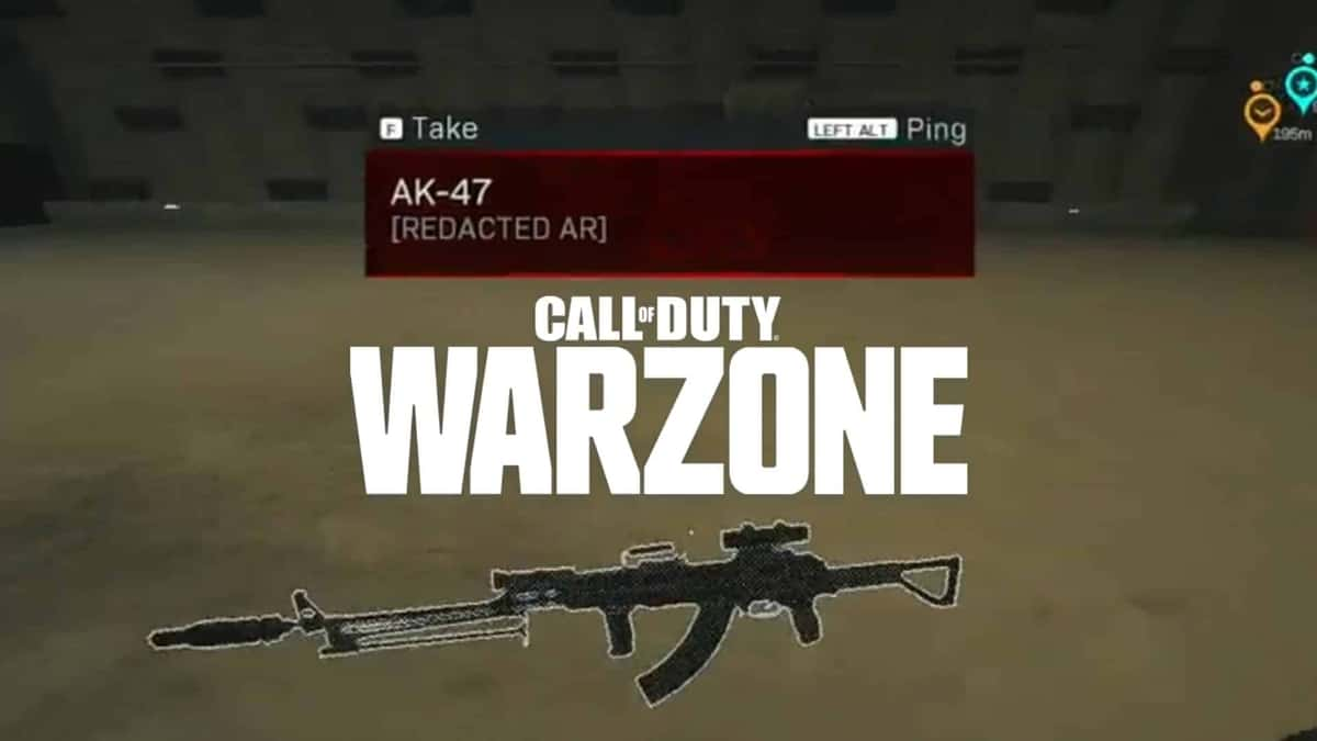 Warzone redacted weapon logo