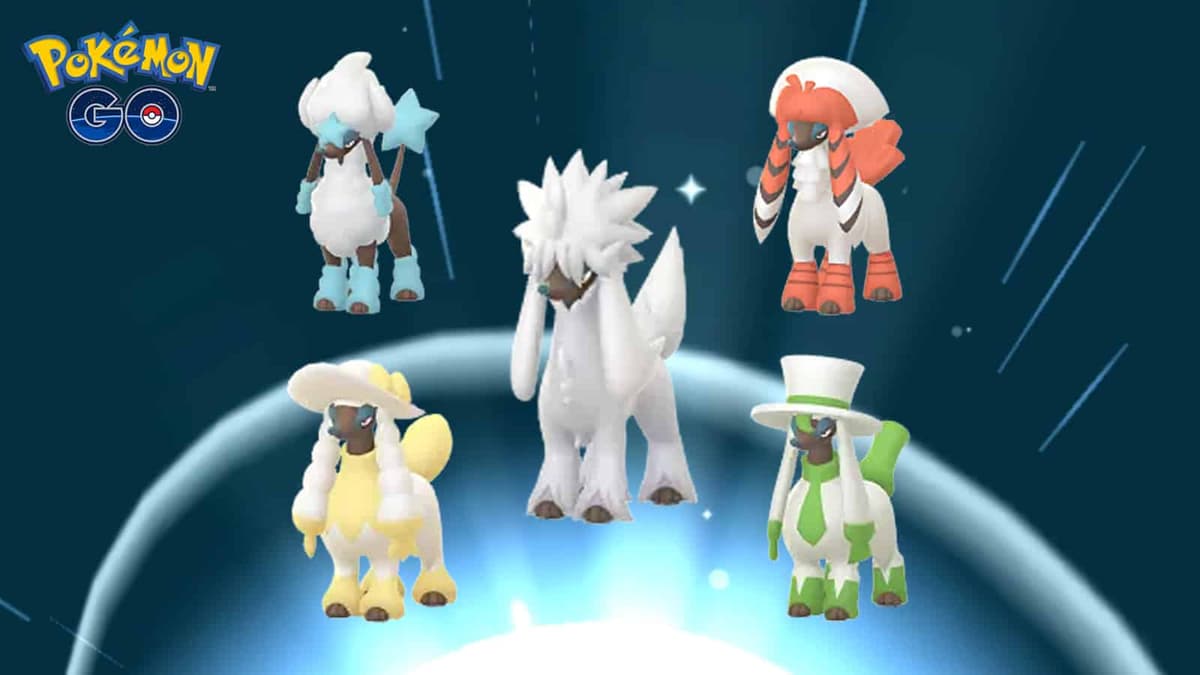 Pokemon Go Furfrou forms