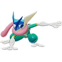 Greninja's Hero Style Holowear in Pokemon Unite