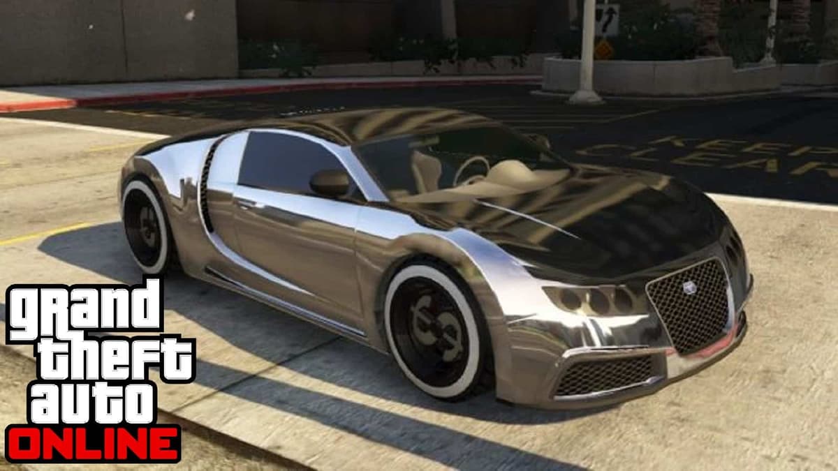 GTA Online Chrome Car With Logo