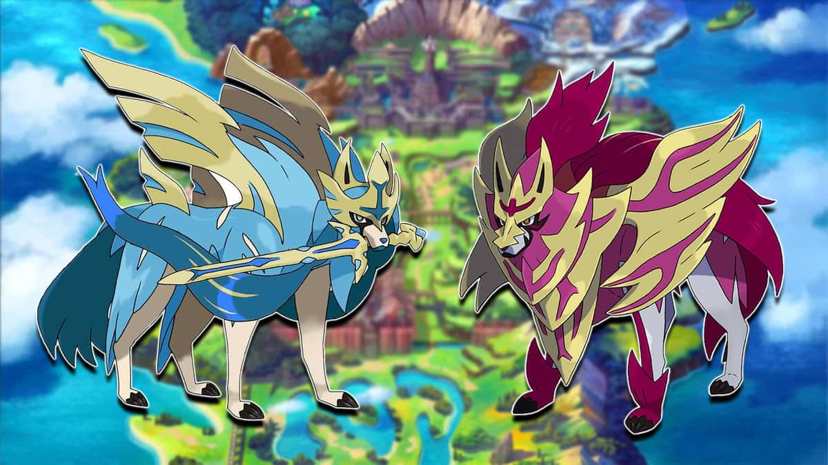 Pokemon Sword & Shield Shiny Zacian & Zamazenta