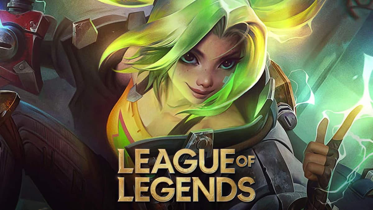 Zeri splash art close-up in League of Legends